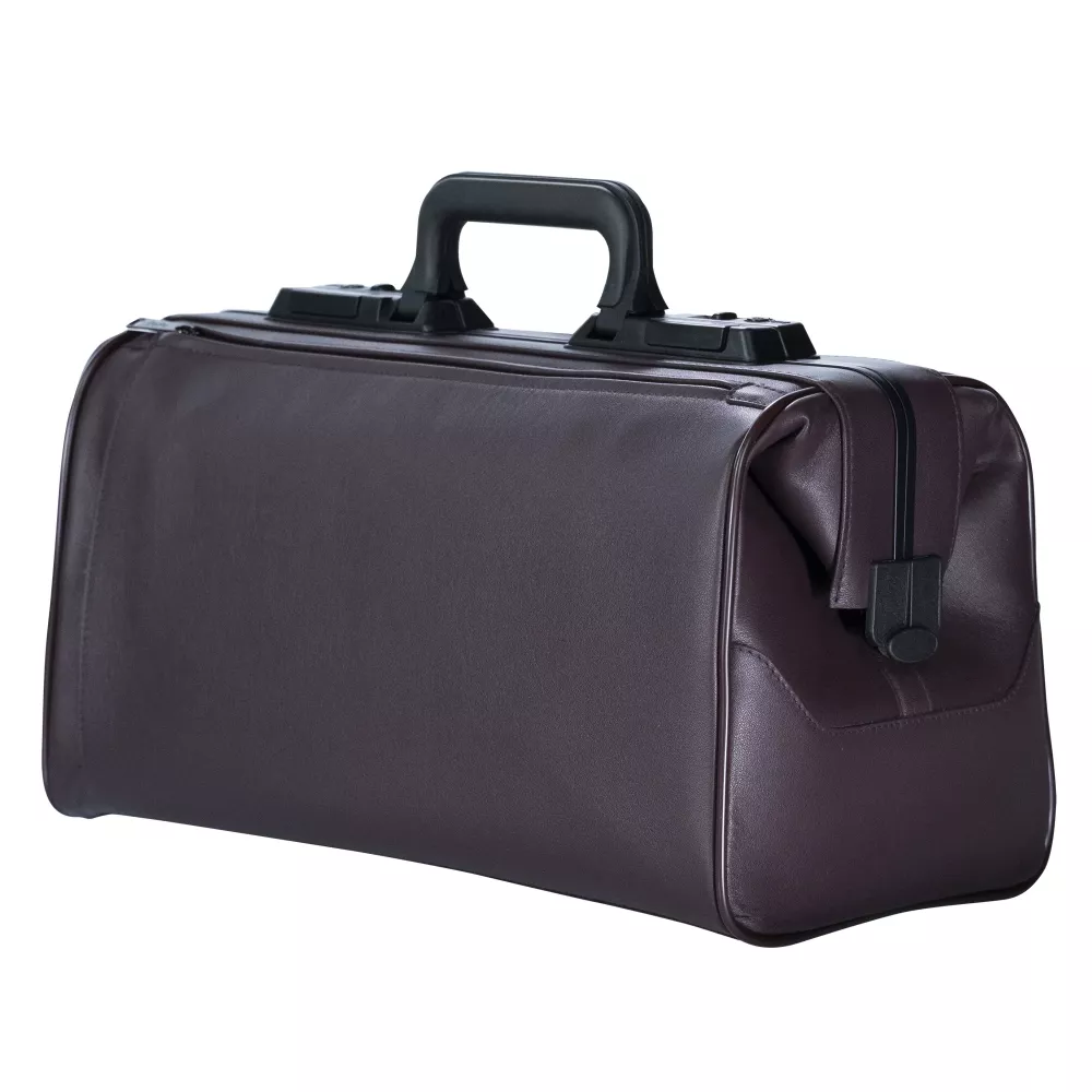 DÜRASOL | Arzttasche RUSTICANA Classic 1 Vortasche Feinrindleder bordeaux (9131)